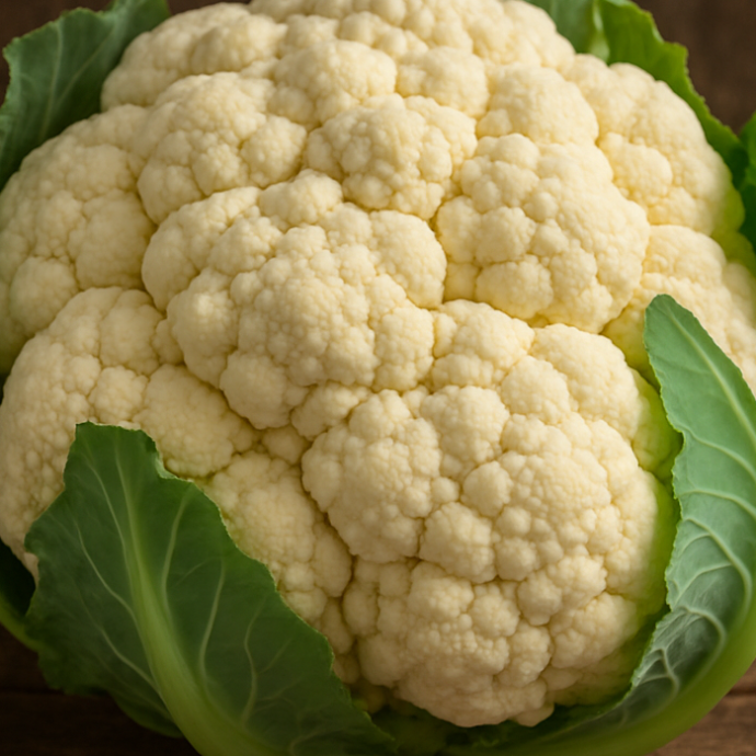 Fresh cauliflower florets ready to be transformed into delicious vegetarian dishes, rich in flavor and texture