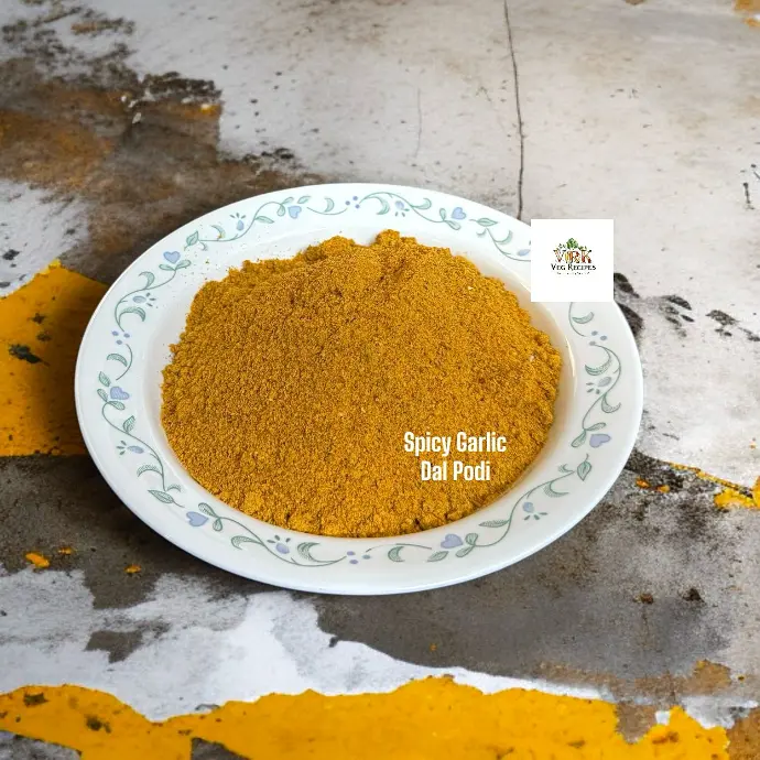 Homemade idli & dosa karam powder, the perfect spicy blend for your breakfast.