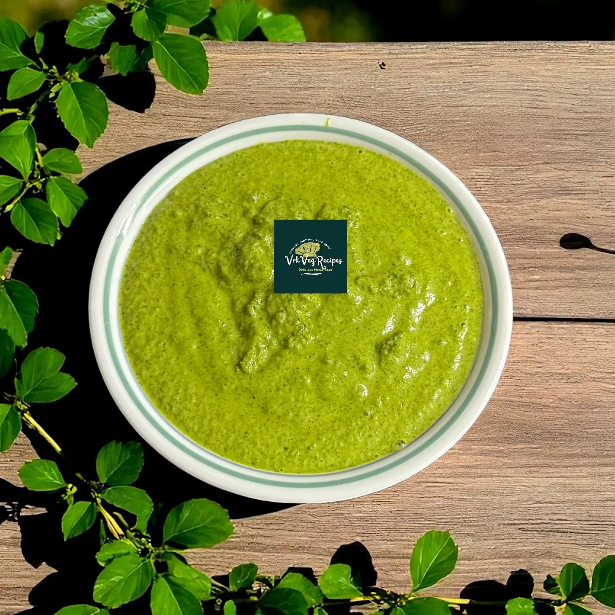 Mint Coriander Curd Chutney served with dosa, made with fresh herbs, curd, and lemon juice – a cool, tangy dip that’s perfect for South Indian meals.