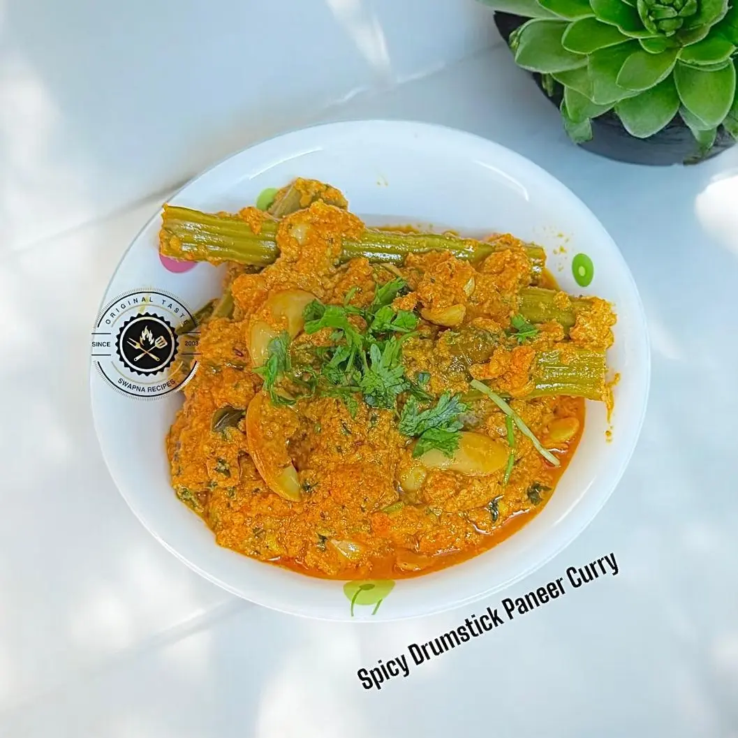 Rich and spicy Drumstick Paneer Curry simmered in creamy cashew-poppy paste, perfect with rice or roti. ChatGPT recipe for spice lovers.