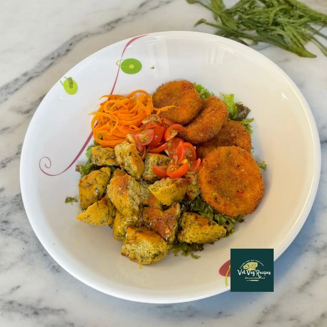 Colorful Veggie Salads for Every Meal resh vegetarian salads made with seasonal veggies, fruits, and herbs for a wholesome, healthy lifestyle