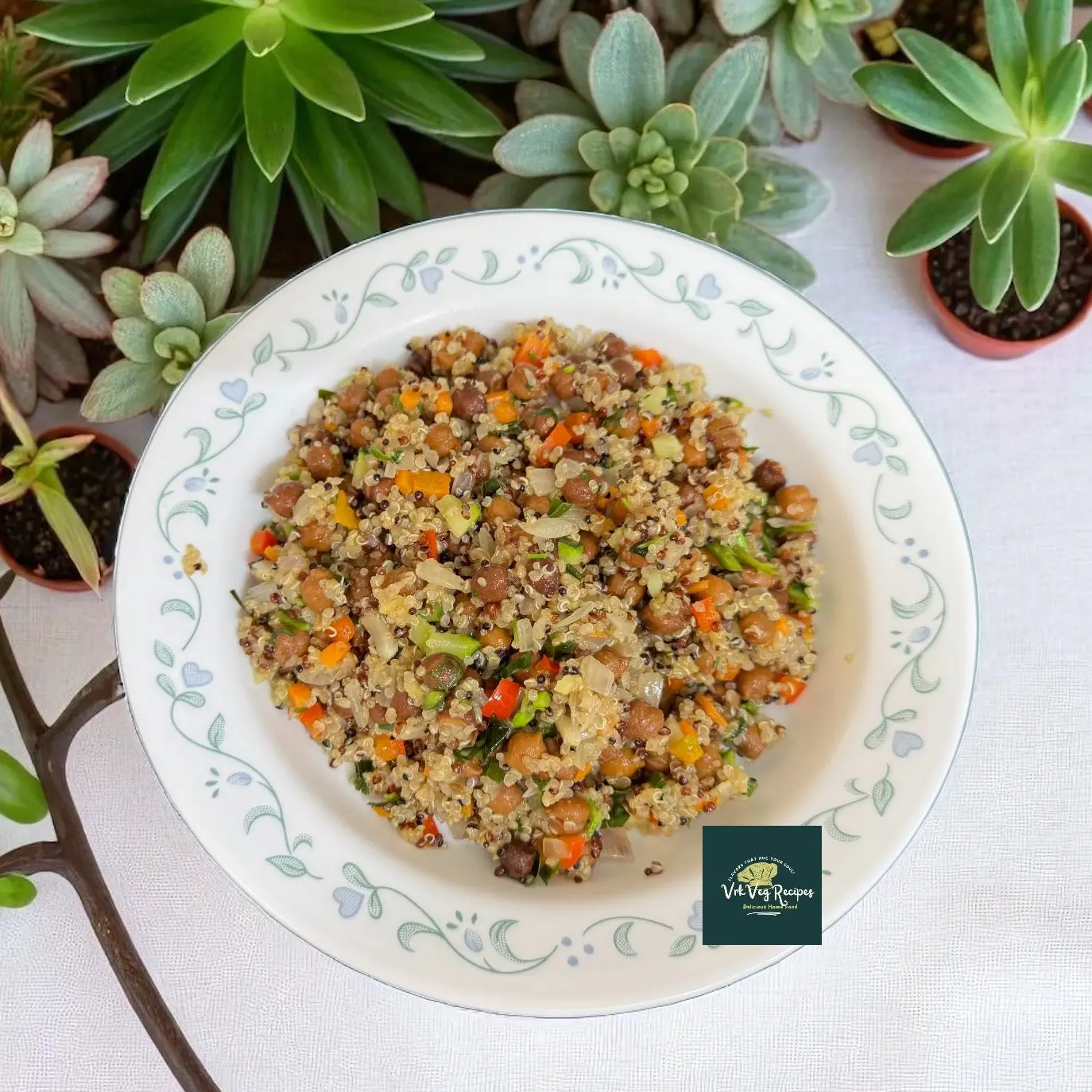 Brown Chana Quinoa Stir-Fry with Veggies – a protein-rich, wholesome, and flavorful recipe loaded with chana, quinoa, and spiced veggies.